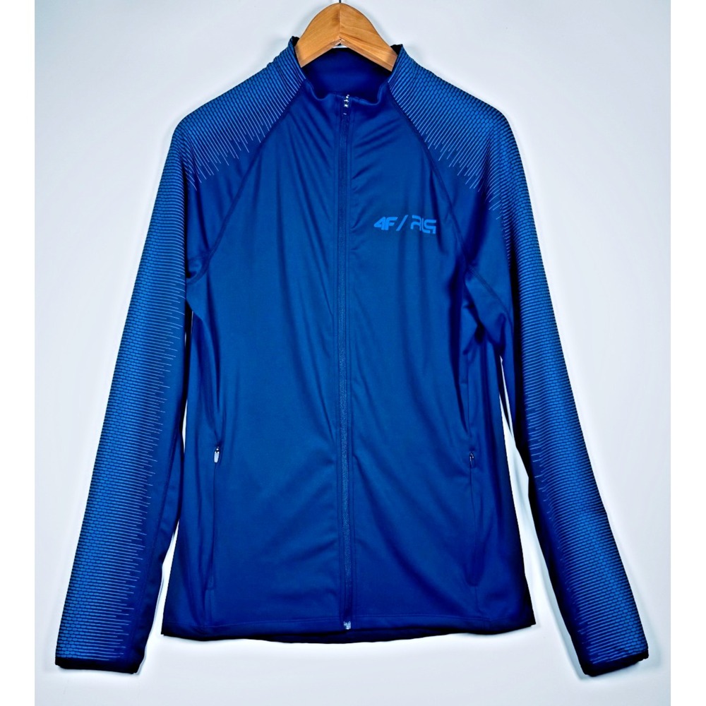 Robert Lewandowski 4F RL9 Training Sweatshirt Medium Blue Full Zip 4FDry Soccer